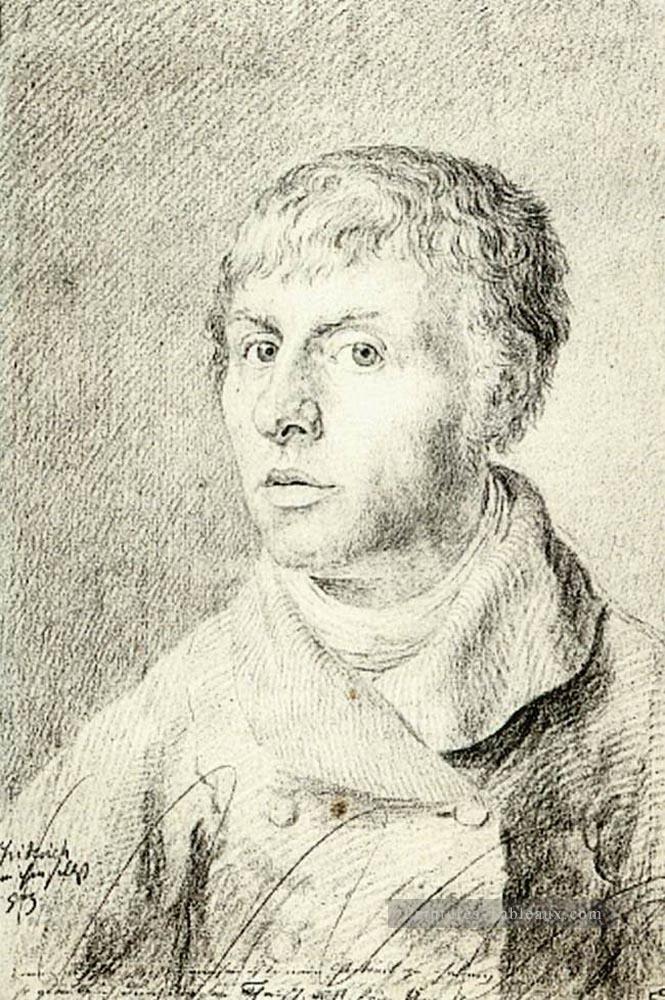 Autoportrait 1800 Caspar David Friedrich Peintures à l'huile